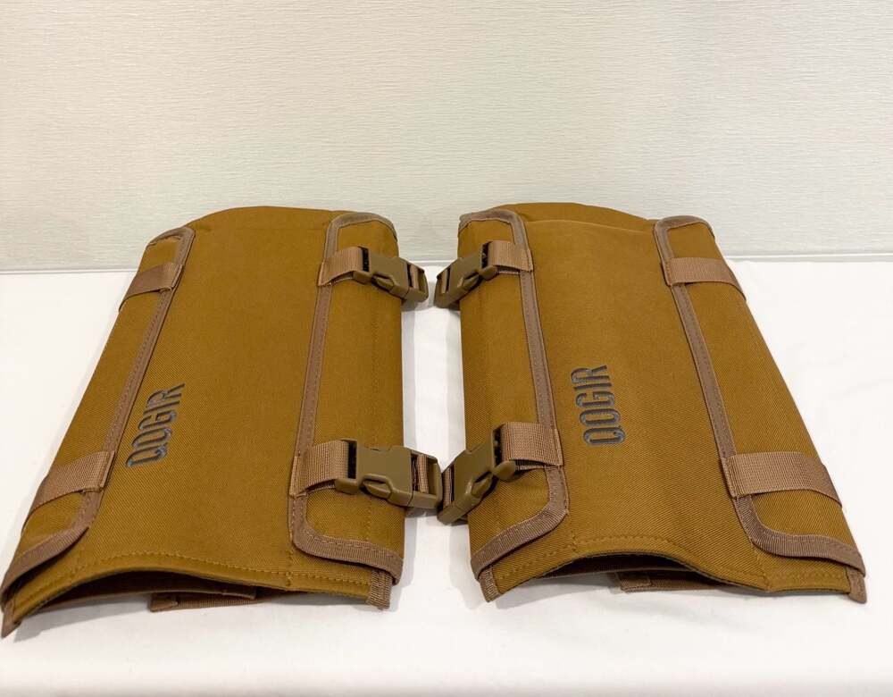 Preowned QOGIR Snake Gaiters for Hiking and Hunting, Coyote Brown